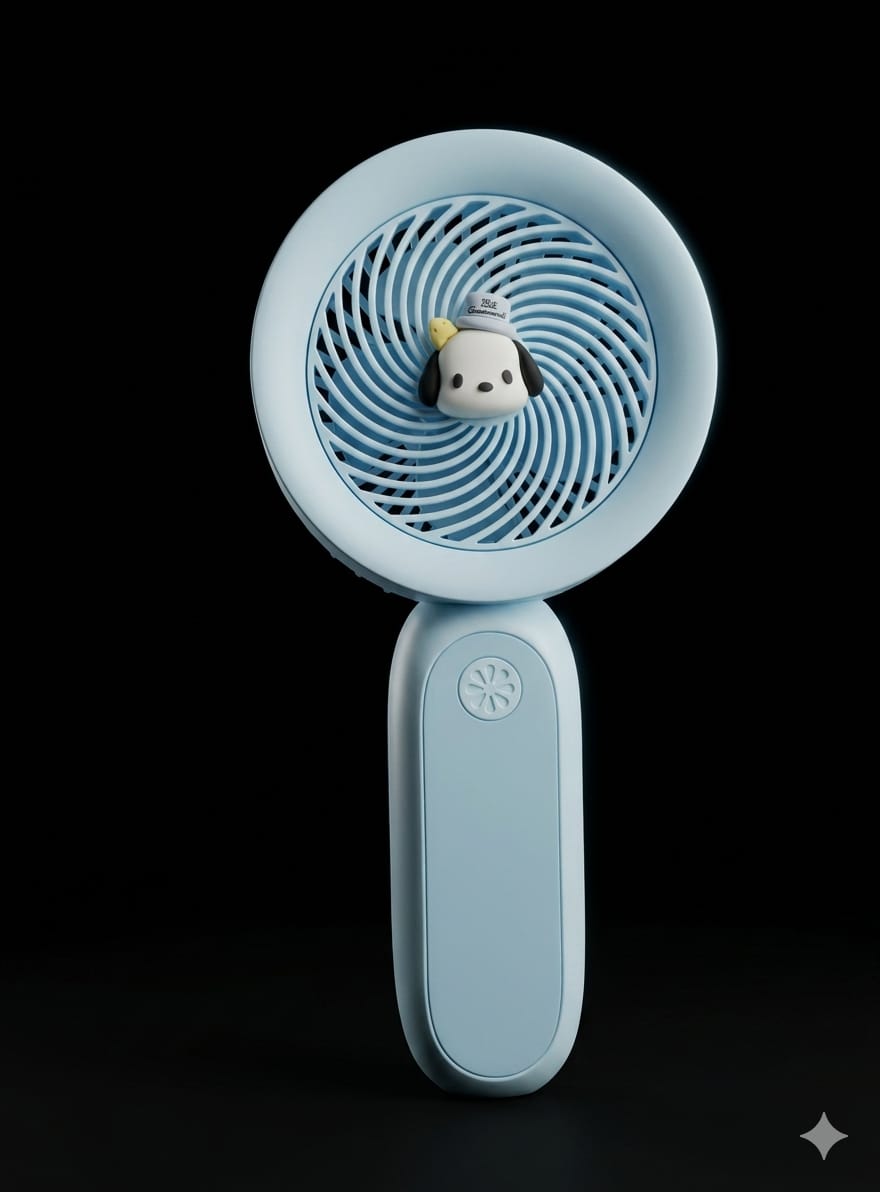 BIGMAN AirGlow | Rechargeable LED Fan