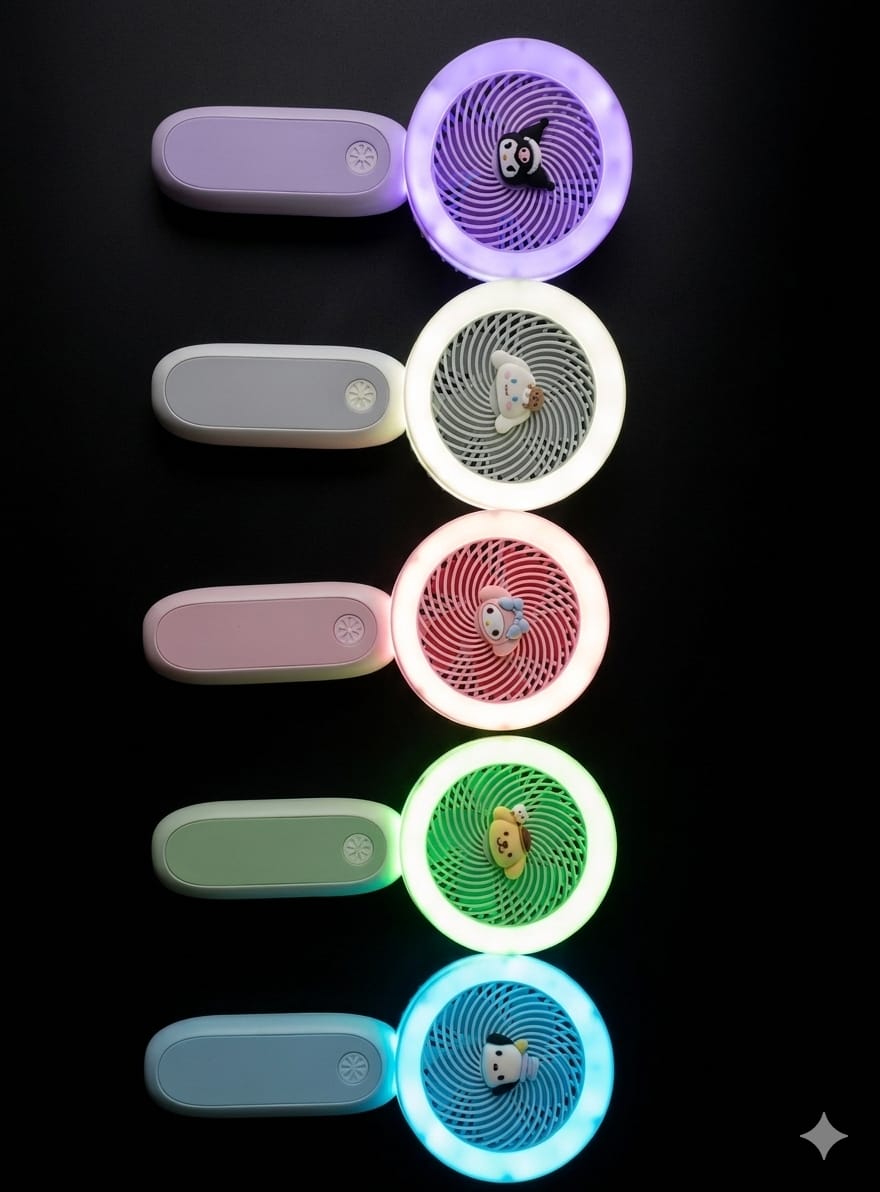 BIGMAN AirGlow | Rechargeable LED Fan