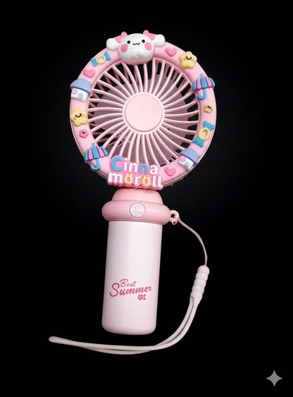 Bigman SweetBreeze Pro – Portable Rechargeable Character Hand Fan | Cute Summer Edition | Mini Cooling Fan