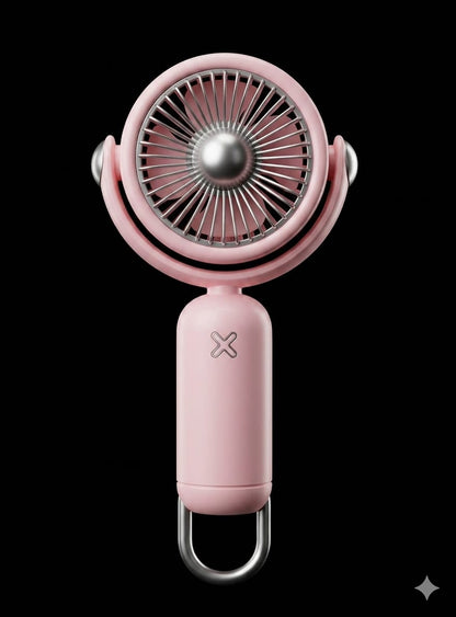 Bigman AeroLoop Pro – Portable Rechargeable Pocket Fan | Compact Mini Cooling Fan | Premium Handheld Fan