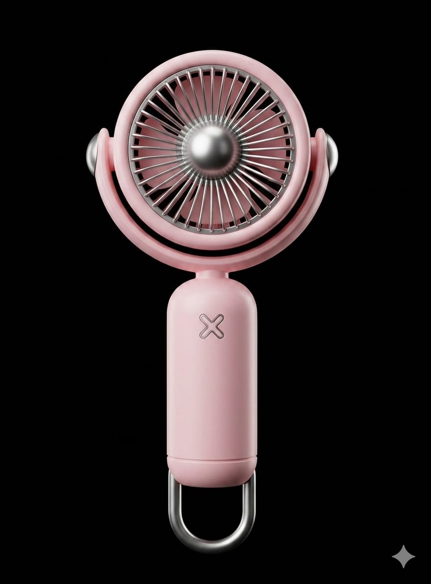 BIGMAN AeroLoop Pro | Rechargeable Pocket Fan