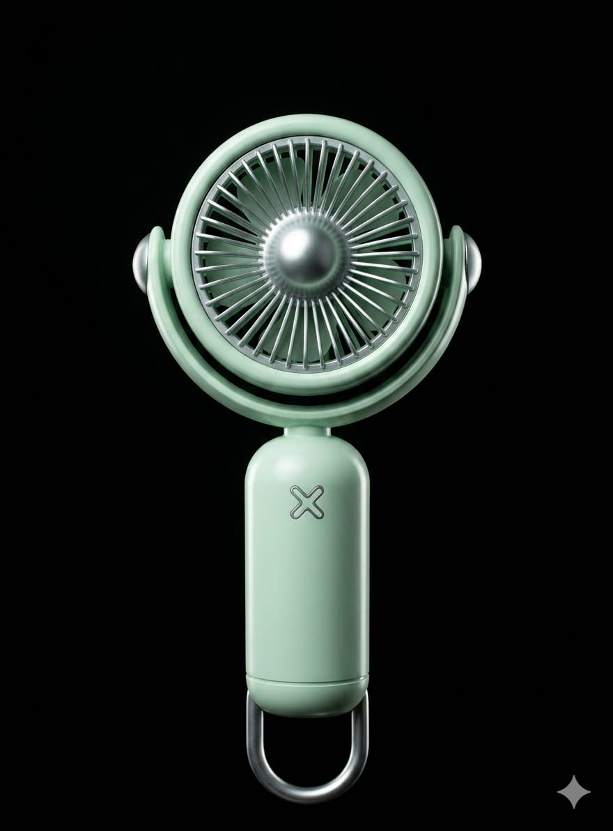 BIGMAN AeroLoop Pro | Rechargeable Pocket Fan