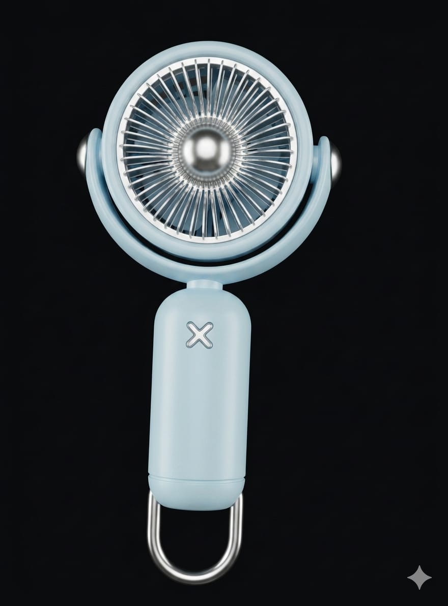 BIGMAN AeroLoop Pro | Rechargeable Pocket Fan