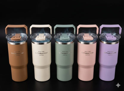 Bigman premium sitarayuri CozyFlow Tumbler – Premium Stainless Steel Travel Mug | Vacuum Insulated Hot & Cold Coffee Tumbler