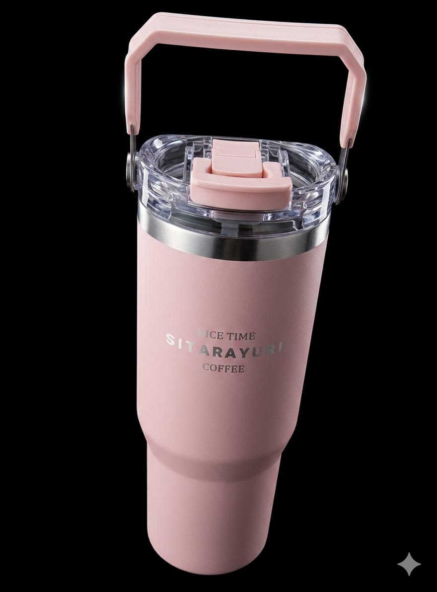 Bigman premium sitarayuri CozyFlow Tumbler – Premium Stainless Steel Travel Mug | Vacuum Insulated Hot & Cold Coffee Tumbler
