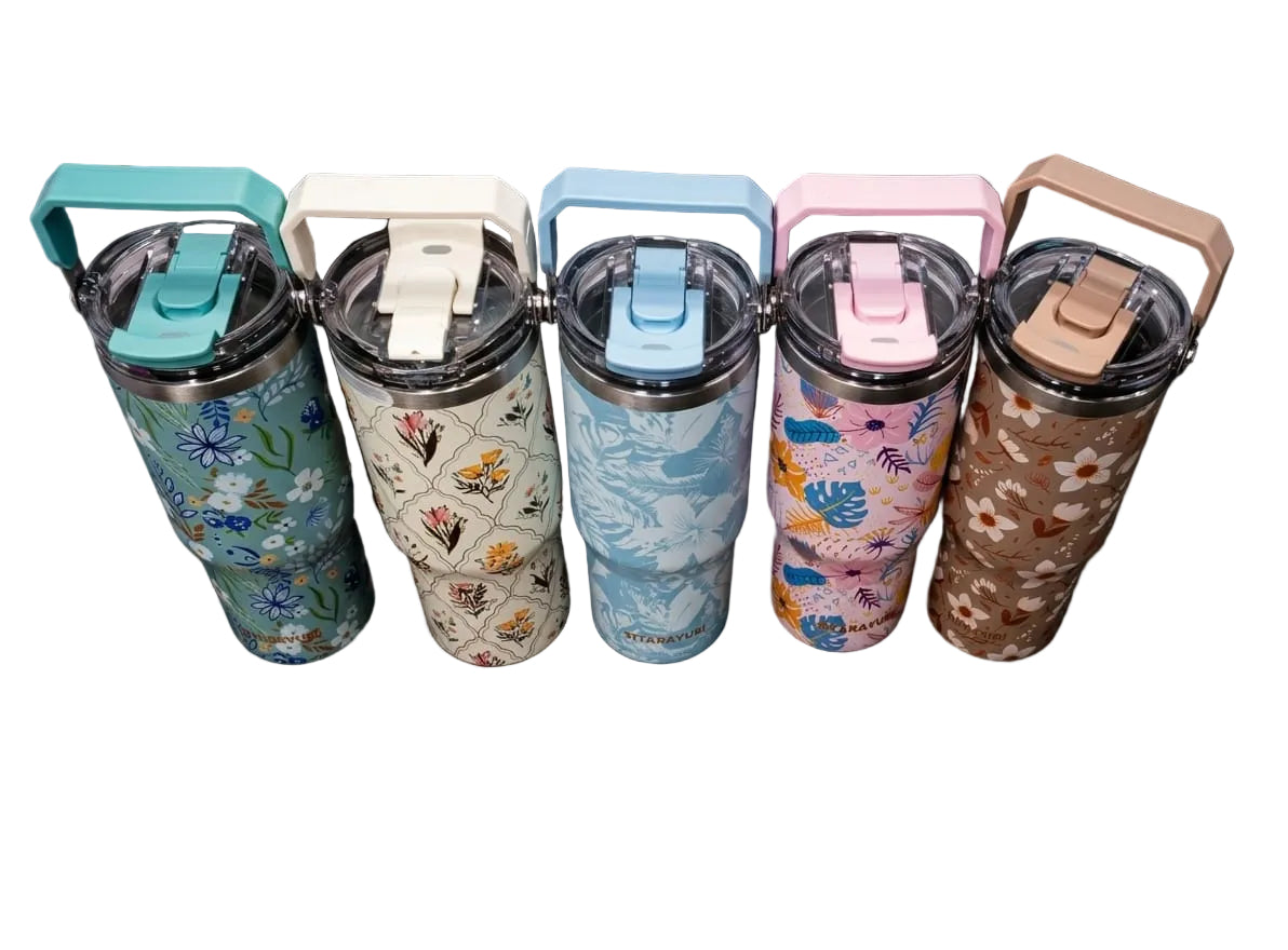 BIGMAN GardenSip Elite | Floral Travel Tumbler