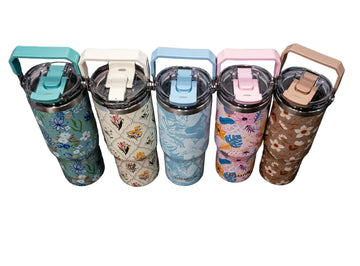 BIGMAN GardenSip Elite | Floral Travel Tumbler