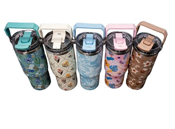 BIGMAN GardenSip Elite | Floral Travel Tumbler