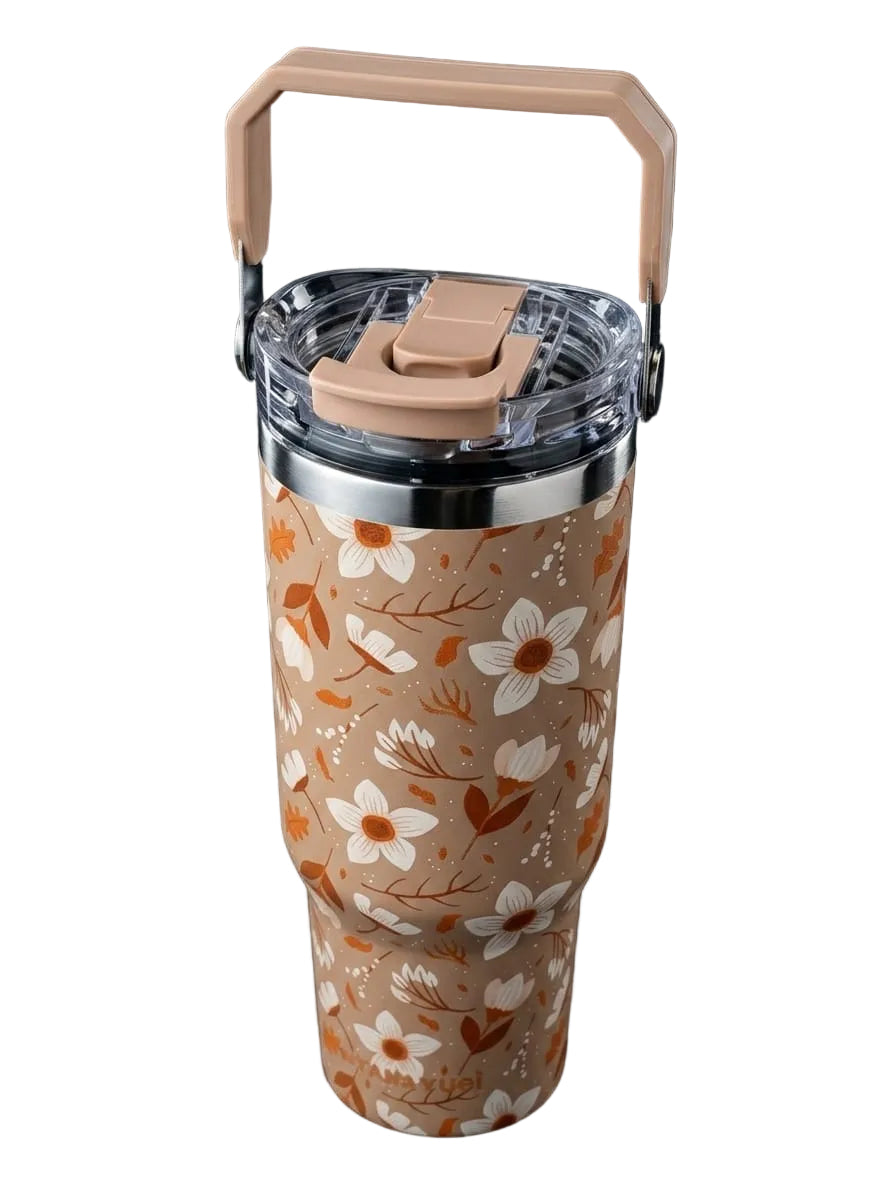 BIGMAN GardenSip Elite | Floral Travel Tumbler
