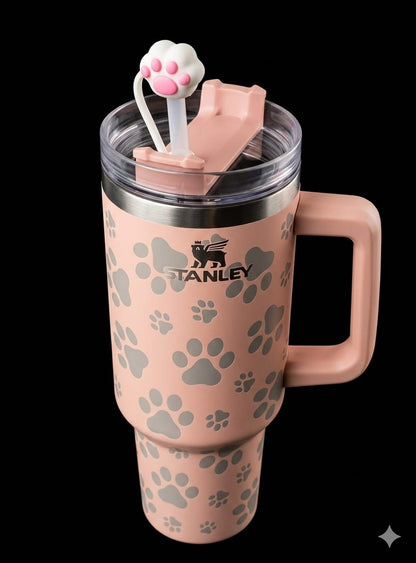 Bigman SafariGlow Tumbler – Premium 40oz Vacuum Insulated Travel Mug with Handle & Straw | Hot & Cold Drink Tumbler