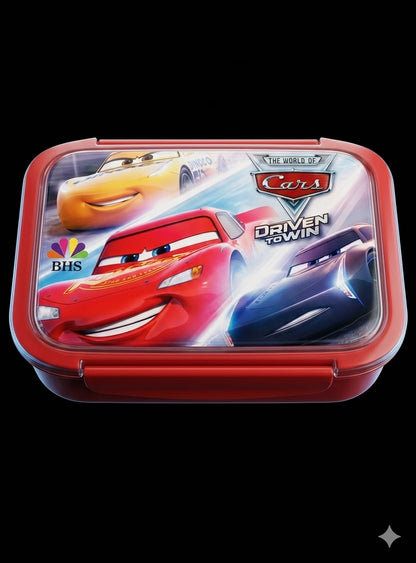 Bigman SuperBites Lunch Box – Premium Kids Cartoon Lunch Box with Spoon & Fork | Durable Multi-Compartment Food Container