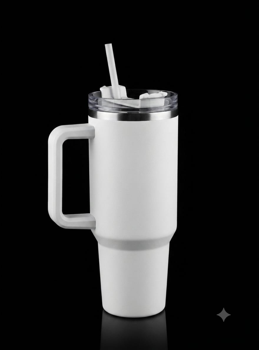 BIGMAN Arctic White | 40oz Insulated Tumbler