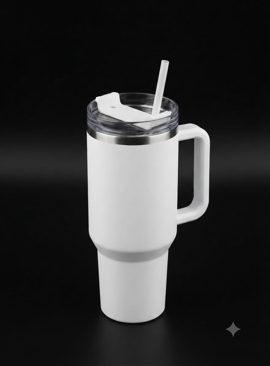 BIGMAN Arctic White | 40oz Insulated Tumbler