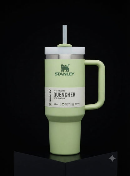 Bigman Mint Tumbler 40oz – Premium Stainless Steel Insulated Travel Mug with Handle & Straw ⭐
