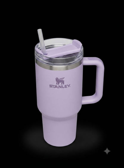 Bigman Lavender Tumbler 40oz – Premium Stainless Steel Insulated Travel Mug with Handle & Straw