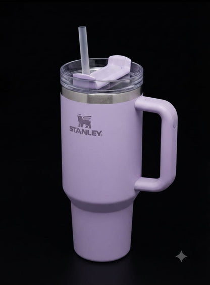 Bigman Lavender Tumbler 40oz – Premium Stainless Steel Insulated Travel Mug with Handle & Straw