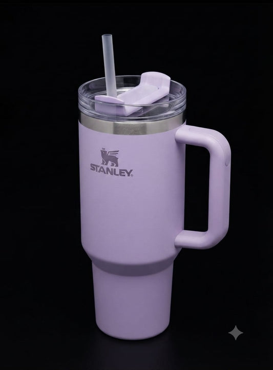 Bigman Lavender Tumbler 40oz – Premium Stainless Steel Insulated Travel Mug with Handle & Straw