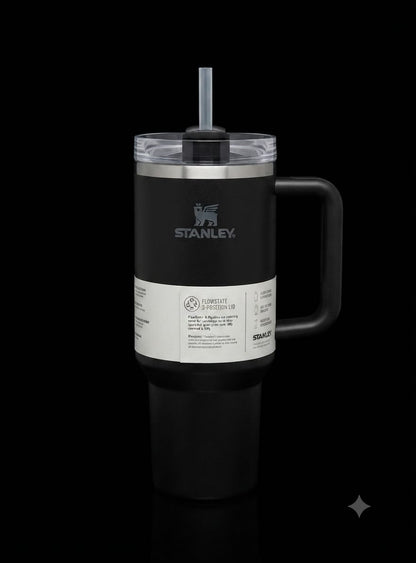 Bigman Onyx Tumbler 40oz – Premium Stainless Steel Insulated Travel Mug with Handle & Straw