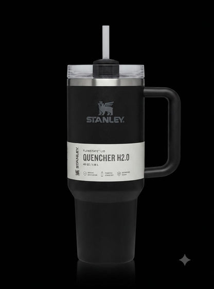 Bigman Onyx Tumbler 40oz – Premium Stainless Steel Insulated Travel Mug with Handle & Straw
