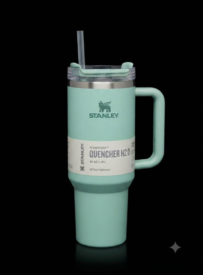 Bigman Aqua Tumbler 40oz – Premium Stainless Steel Insulated Travel Mug with Handle & Straw