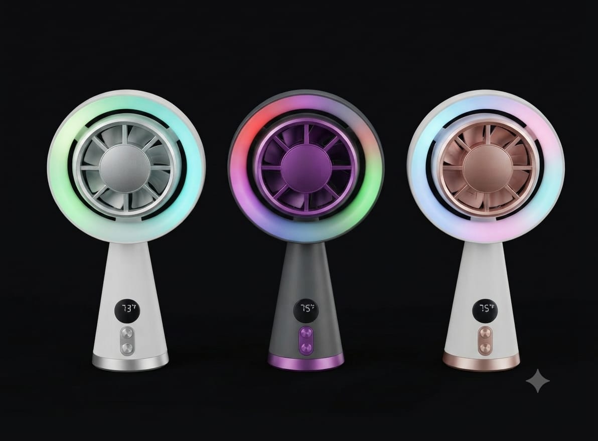 Bigman AeroFan Pro – Rechargeable Turbo Fan with Digital Display