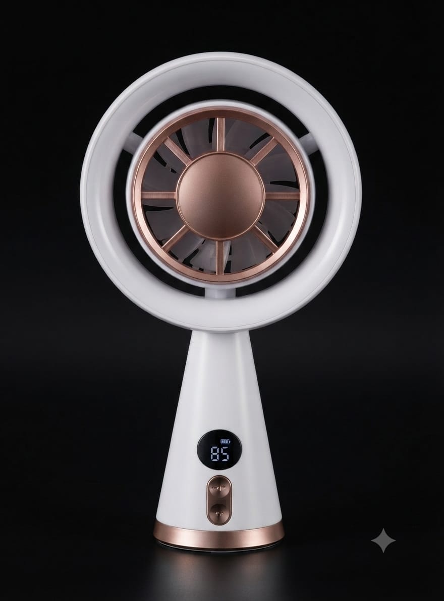 Bigman AeroFan Pro – Rechargeable Turbo Fan with Digital Display