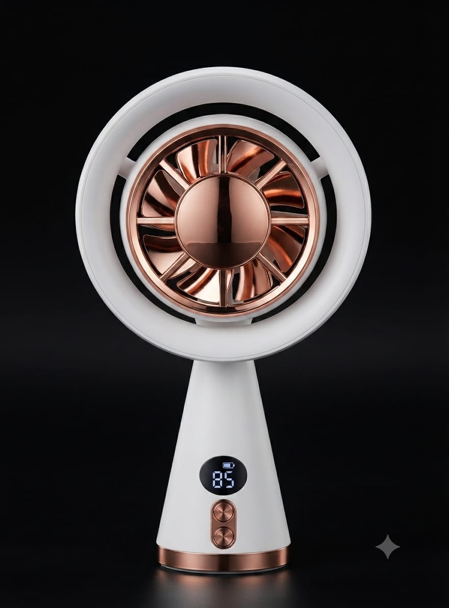 Bigman AeroFan Pro – Rechargeable Turbo Fan with Digital Display