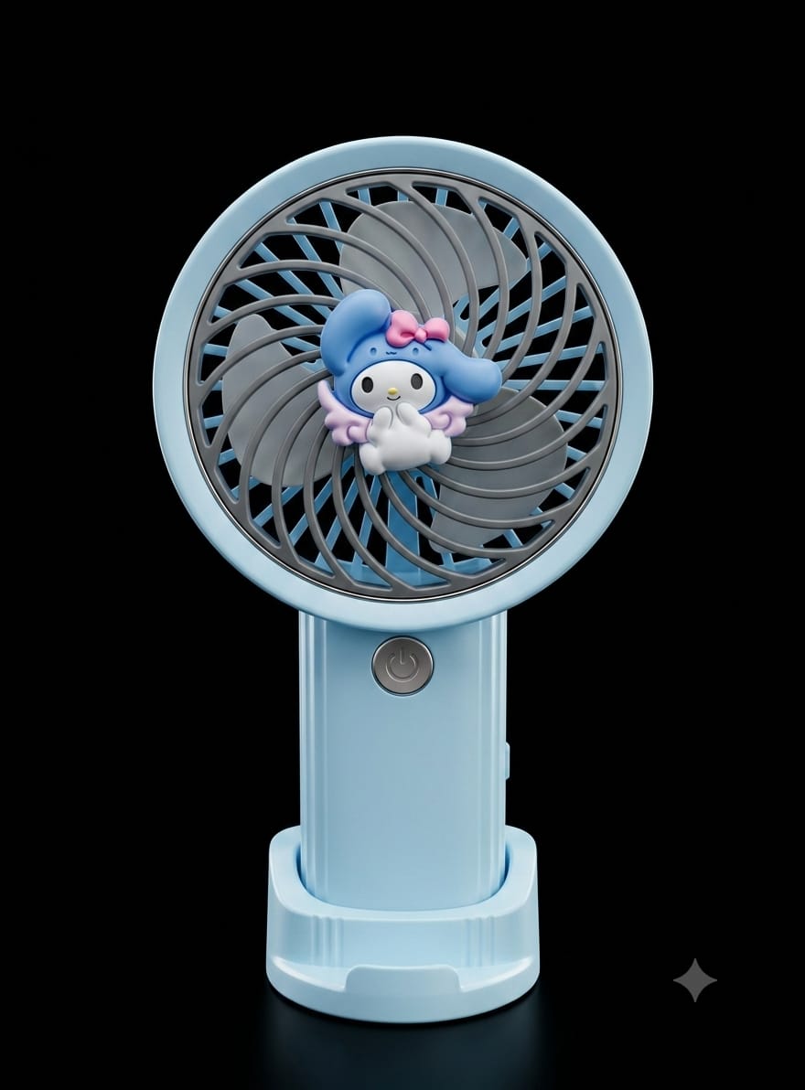 Bigman Melody Breeze Fan – Cute Rechargeable Handheld Mini Fan