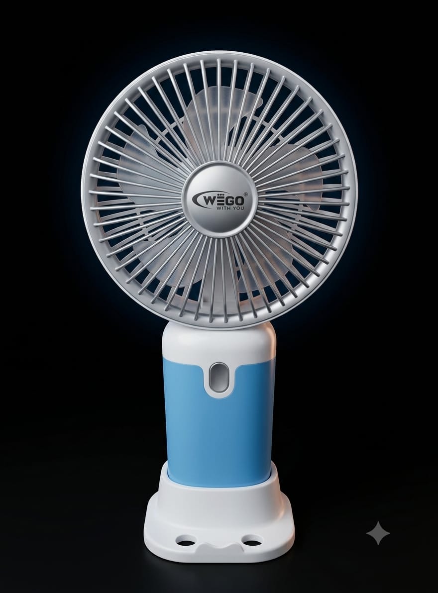 Bigman AirFlow Mini Fan – Rechargeable Portable Handheld & Desk Fan