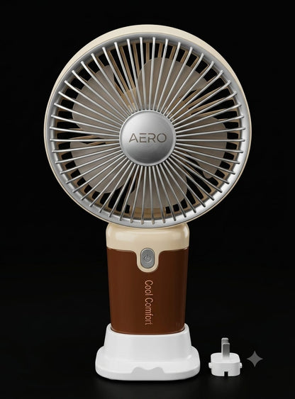Bigman AirFlow Mini Fan – Rechargeable Portable Handheld & Desk Fan