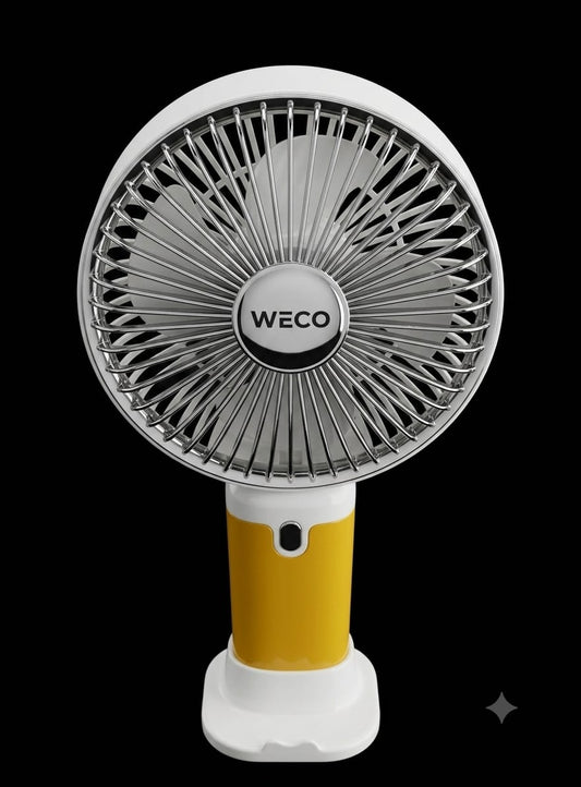 Bigman CoolComfort Fan – Rechargeable Portable Handheld & Desk Fan