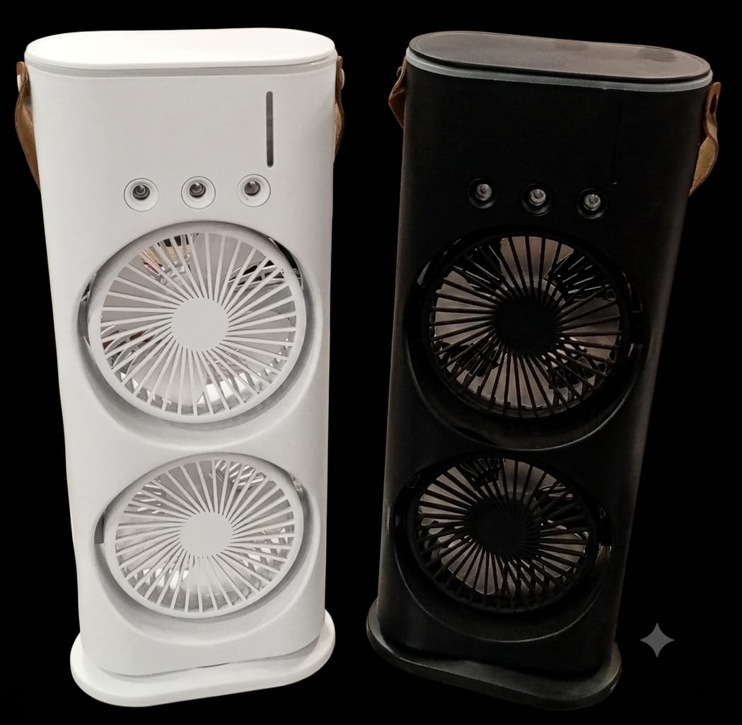 Bigman TwinCool Fan – Dual Rechargeable Portable Cooling Fan