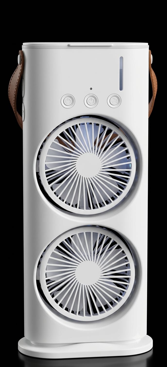 Bigman TwinCool Fan – Dual Rechargeable Portable Cooling Fan