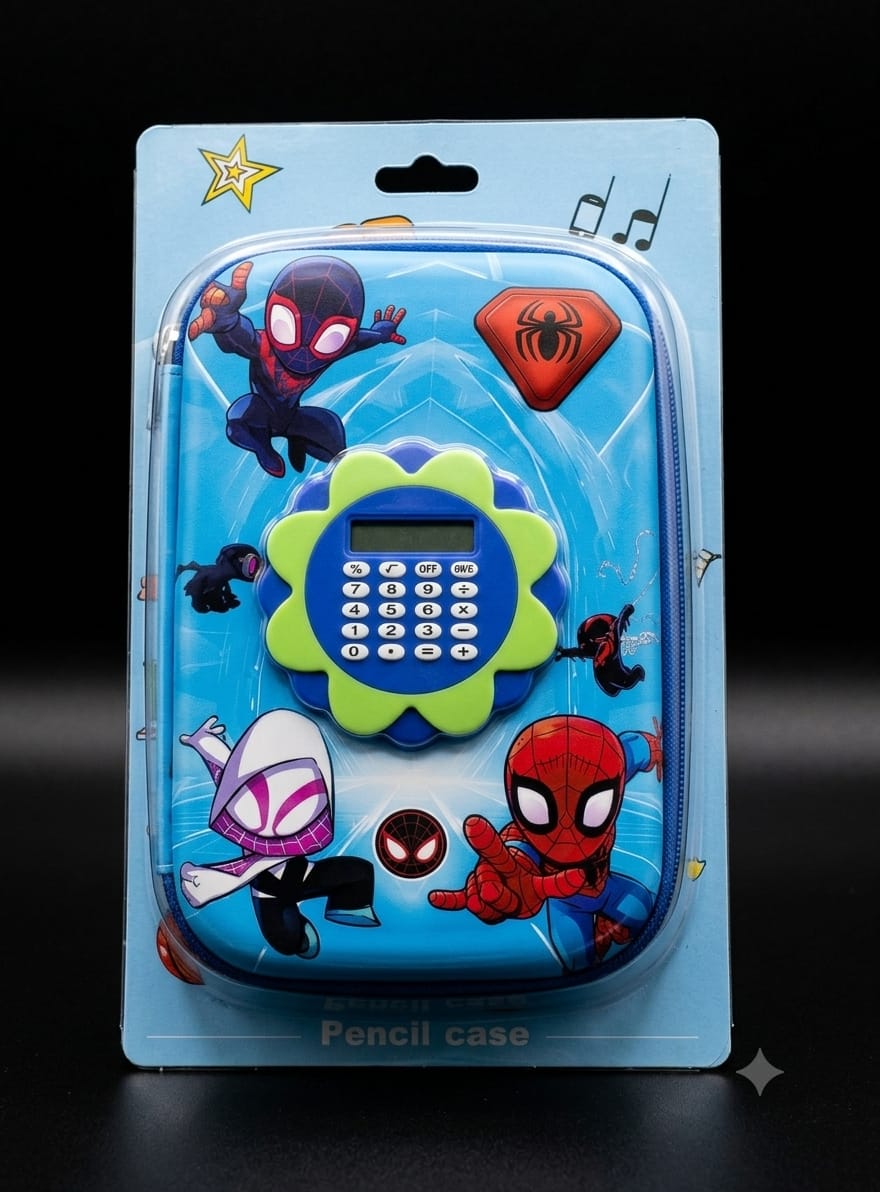 Bigman Spider Hero Calculator Pencil Case