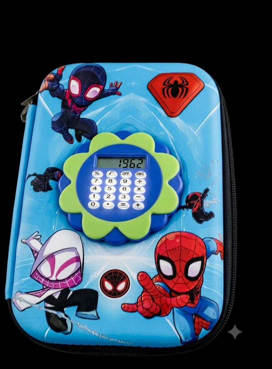 Bigman Spider Hero Calculator Pencil Case