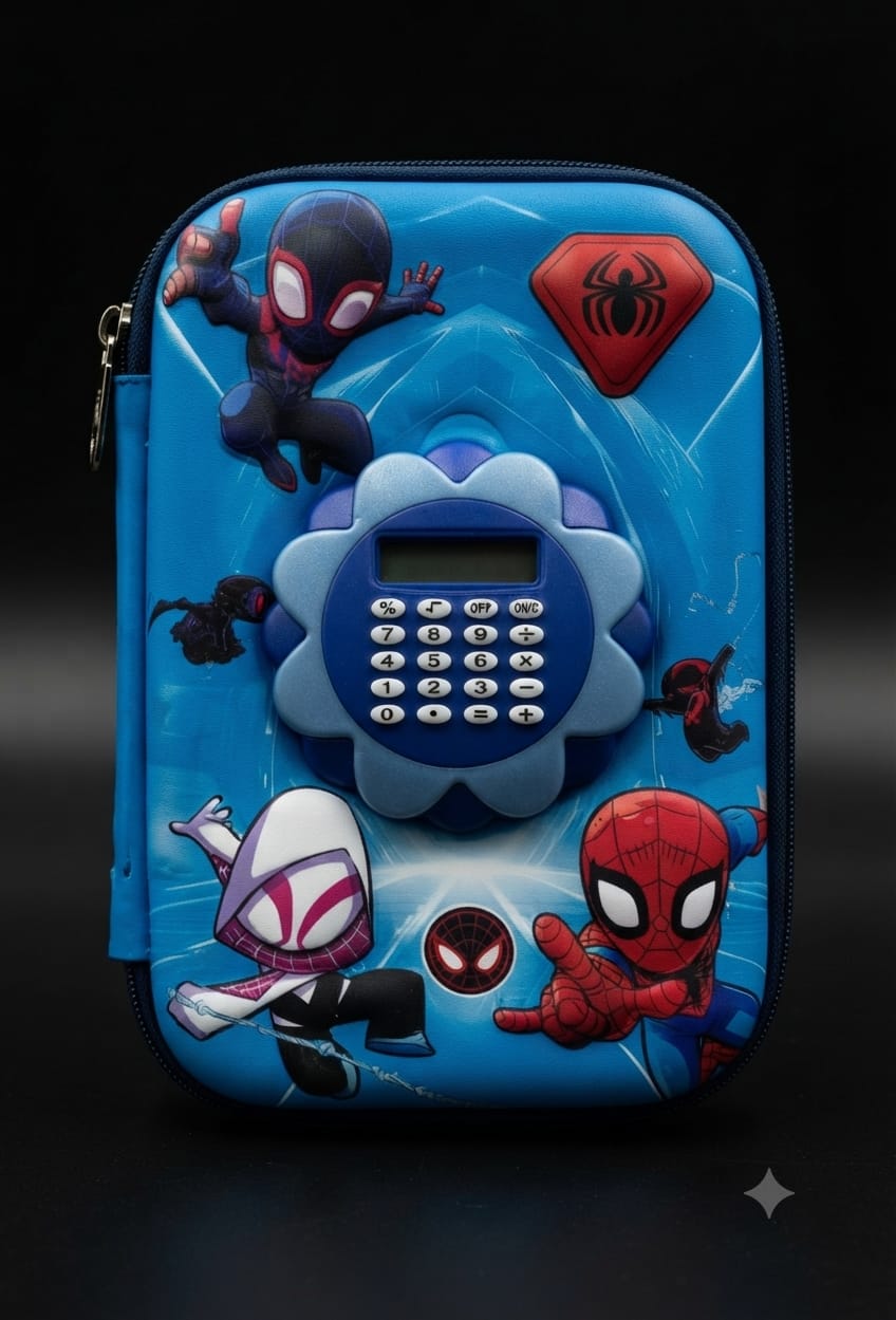 Bigman Spider Hero Calculator Pencil Case
