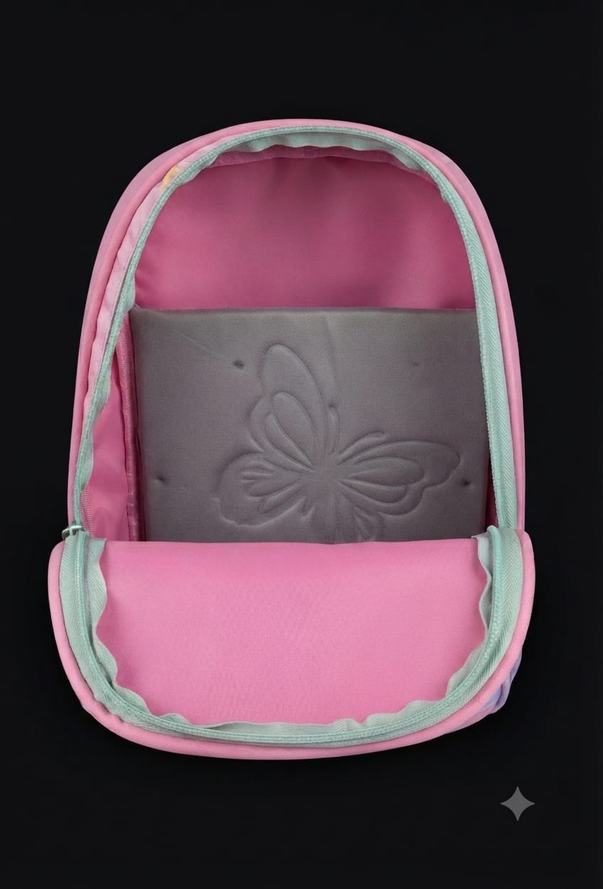 Bigman 3D Butterfly Kids Backpack – Rainbow Pink Edition