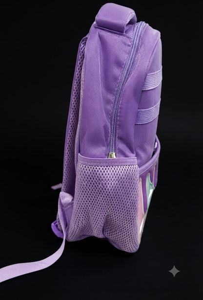 Bigman Unicorn Kids Backpack Set – Purple Edition (Backpack + Crossbody Bag)