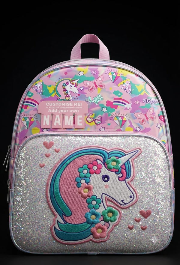 BIGMAN Glitter Unicorn | Kids Backpack
