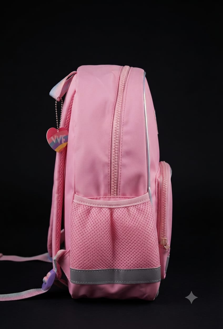 Bigman Glitter Unicorn Kids Backpack – Personalized Pink Edition