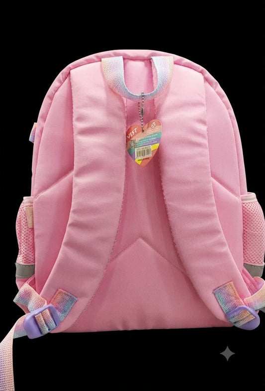 Bigman Glitter Unicorn Kids Backpack – Personalized Pink Edition