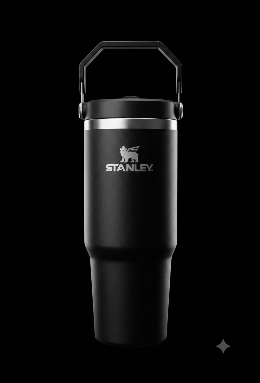 Bigman Premium Stainless Steel Insulated Tumbler with Handle | Hot & Cold Travel Mug | Leakproof