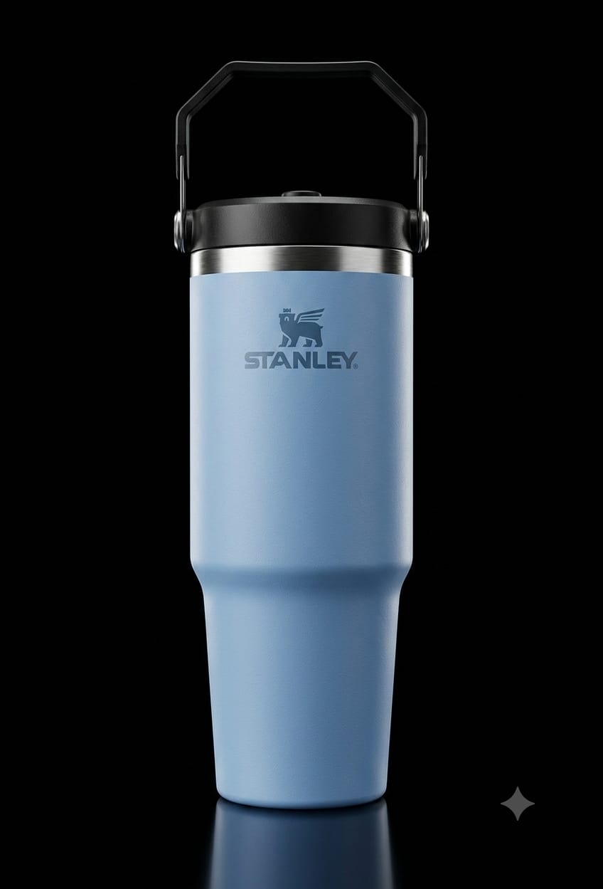 Bigman Premium Stainless Steel Insulated Tumbler with Handle | Hot & Cold Travel Mug | Leakproof