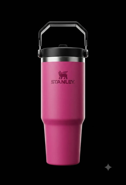 Bigman Premium Stainless Steel Insulated Tumbler with Handle | Hot & Cold Travel Mug | Leakproof