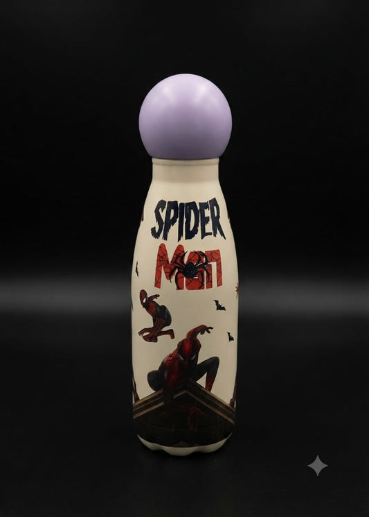 Bigman Spider Hero Kids Stainless Steel Water Bottle | Insulated Hot & Cold Flask