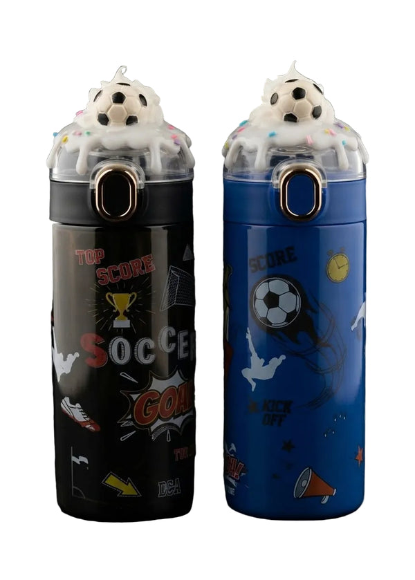 BIGMAN Kids Football | Flip-Top Insulated Bottle