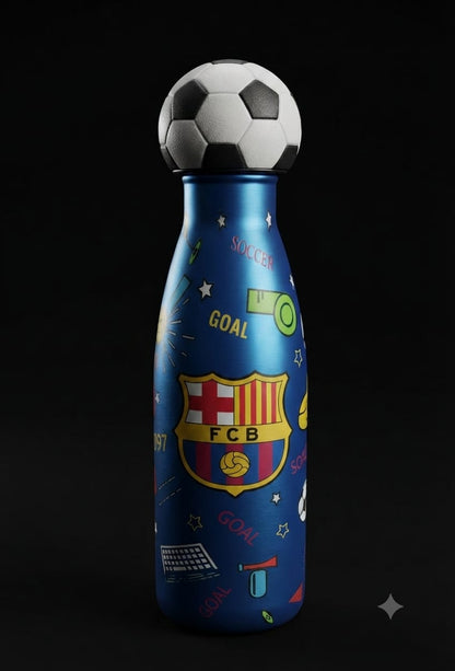Bigman Kids Football Stainless Steel Water Bottle | Insulated Hot & Cold Bottle