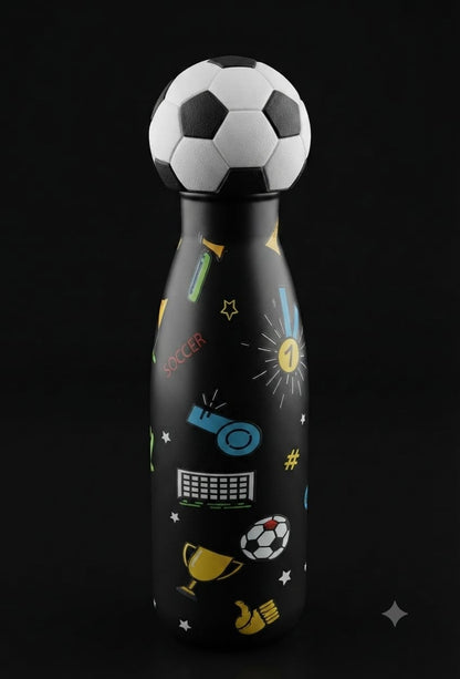 Bigman Kids Football Stainless Steel Water Bottle | Insulated Hot & Cold Bottle
