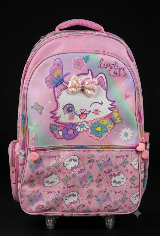 BIGMAN Love Cats | Trolley School Backpack