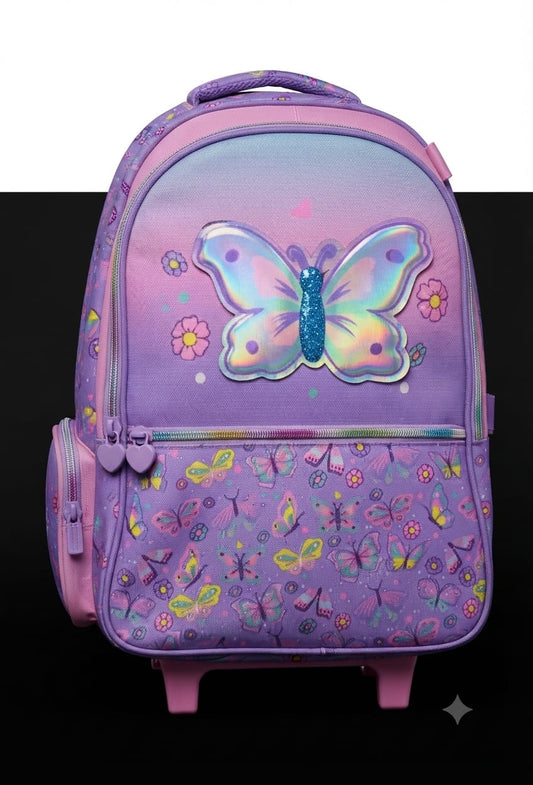BIGMAN Butterfly | Trolley School Backpack